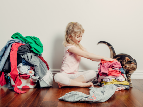 Sortiere Deine nicht mehr benötigte Kinderkleidung aus, Größe 50-164.