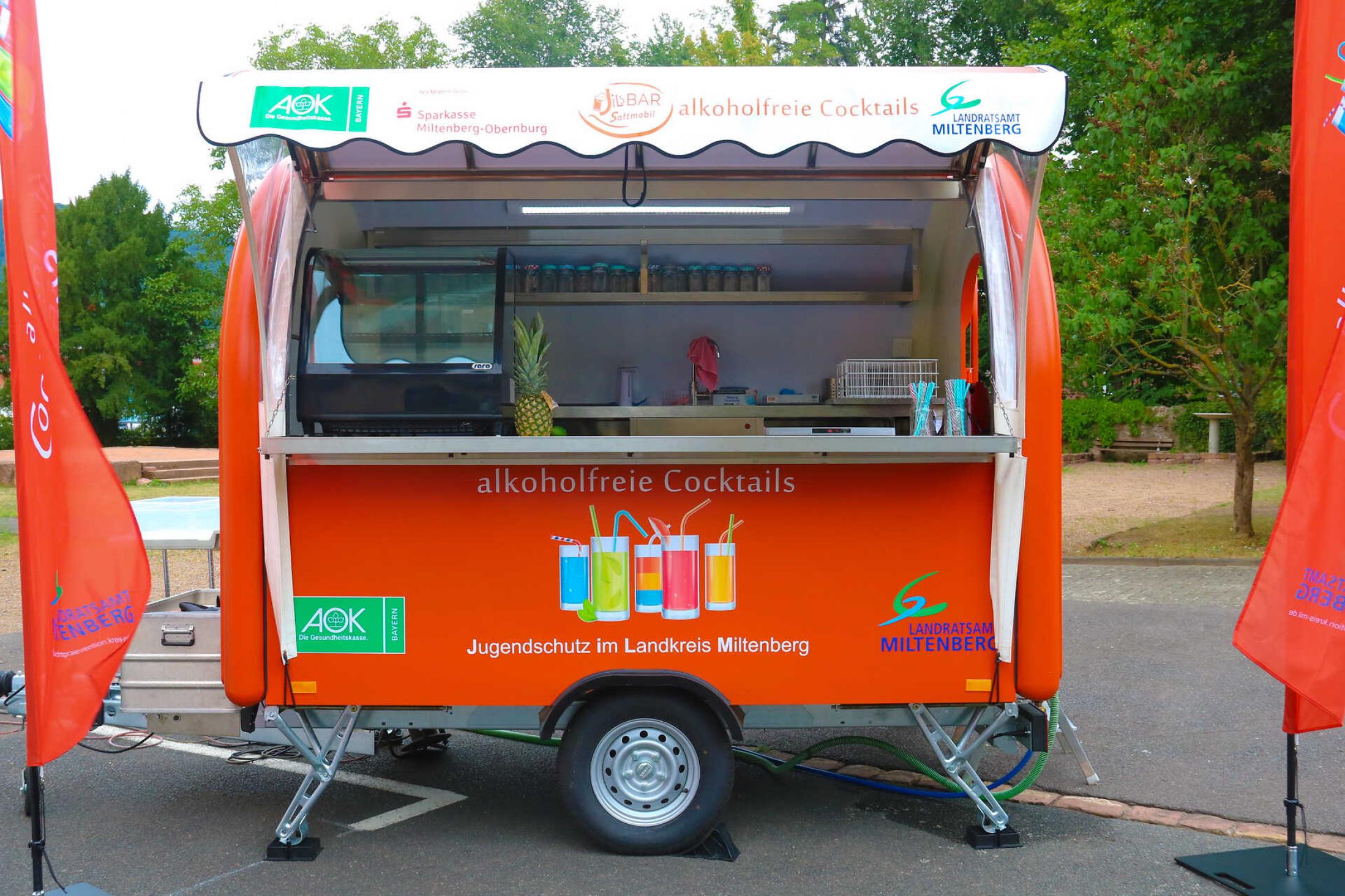 JiLs Bar Saftmobil © Foto: Landratsamt Miltenberg