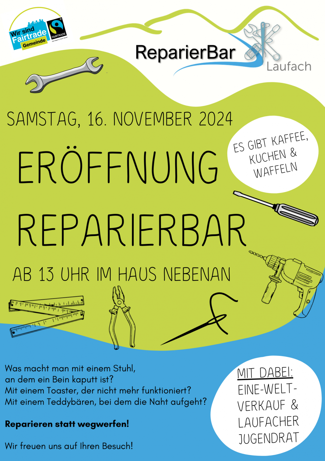 Flyer; © ReparierBar Laufach