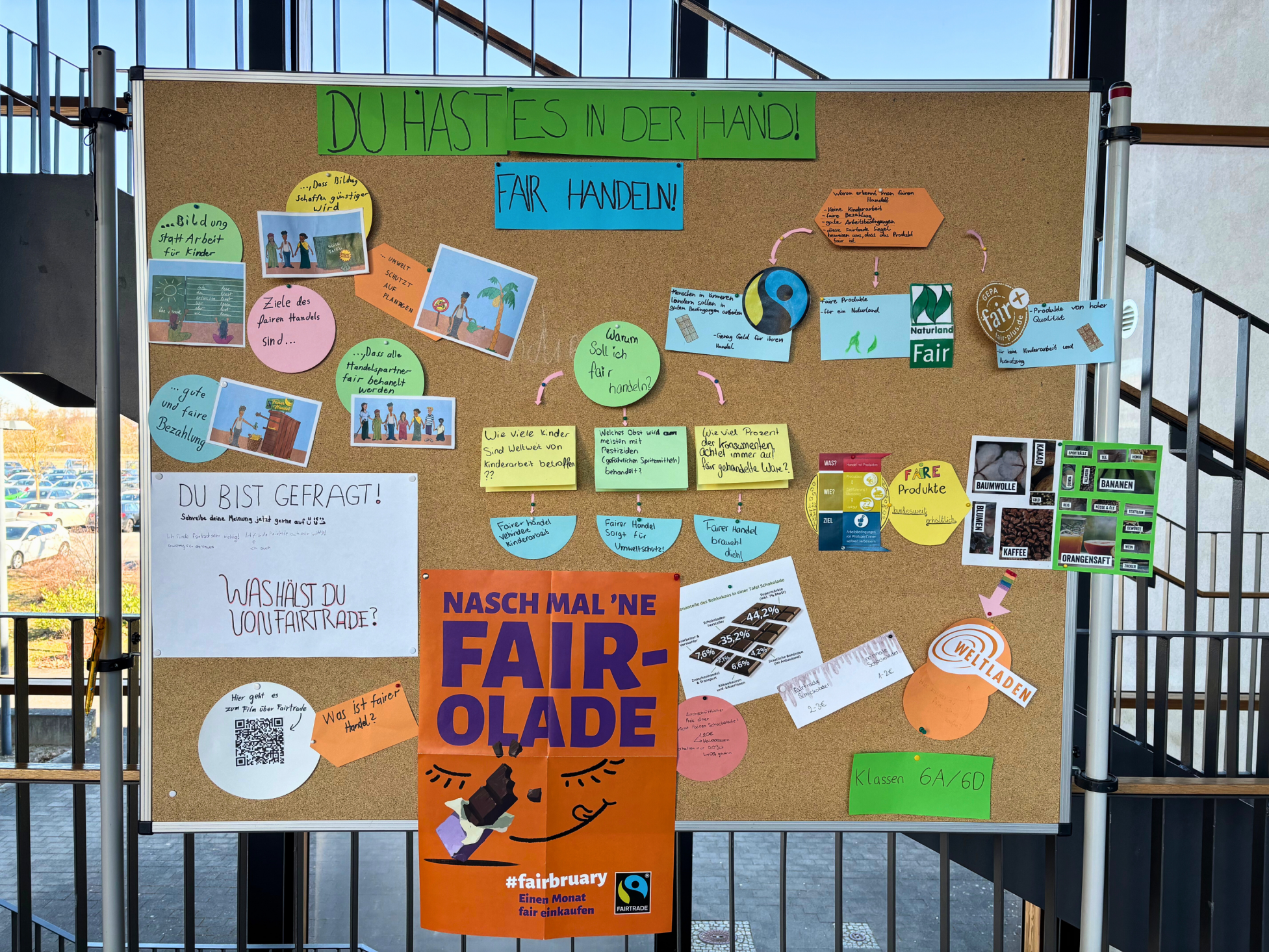 Collage: Wir alle haben es in der Hand – fair Handeln;  © Foto: LAG Main4Eck Miltenberg e.V.