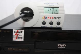 Der Energiekostenmonitor im Einsatz. © Foto: No-Energy-Stiftung