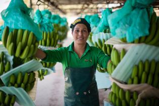 Bananenproduzentin aus Peru. © Foto: Sean Hawkey